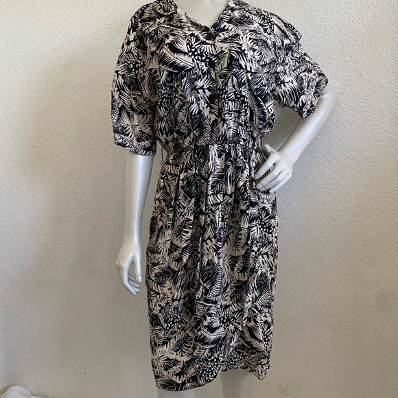 Vintage Carol Anderson  Short Sleeve Collared Midi Dress size 10 - Picture 2 of 13